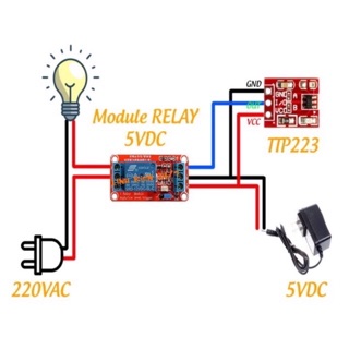 Module cảm biến 1 chạm TTP223
