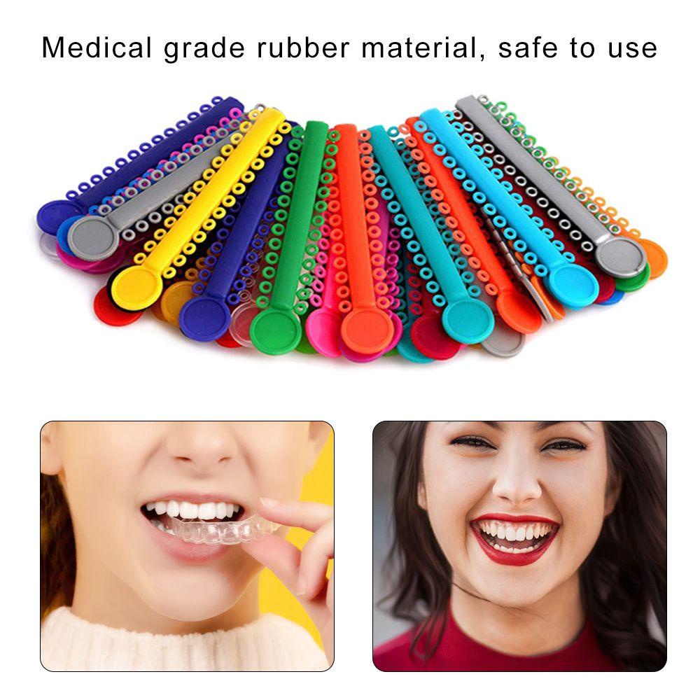 OKDEALS Orthodontic Ligature Power Chain Ligature Super Power Dental Care Dental Tools