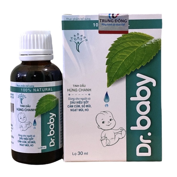 Tinh Dầu Húng Chanh Dr.baby 30ml Chính Hãng | Minizon Kids