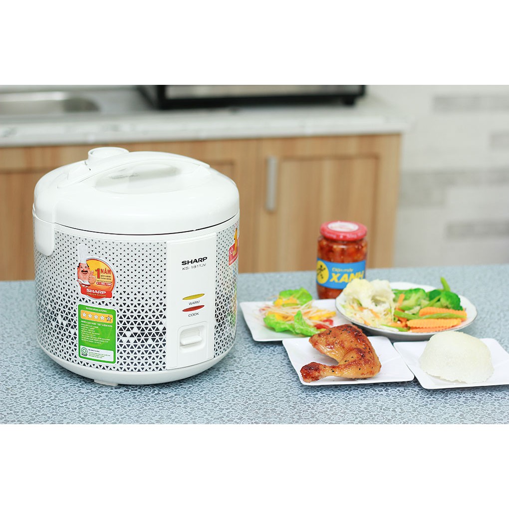 Nồi cơm điện SHARP 1.8 lít KS-181TJV