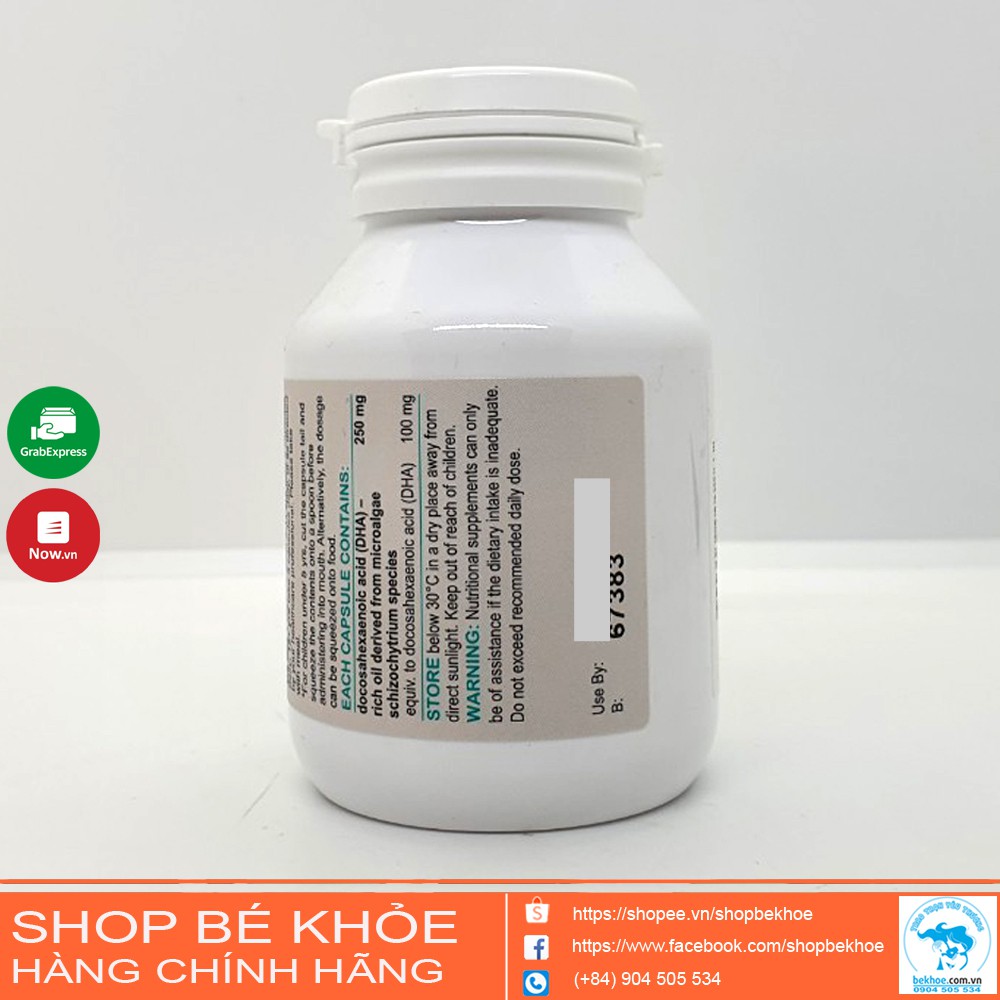 DHA Bioisland - Viên uống DHA For Kids 60v