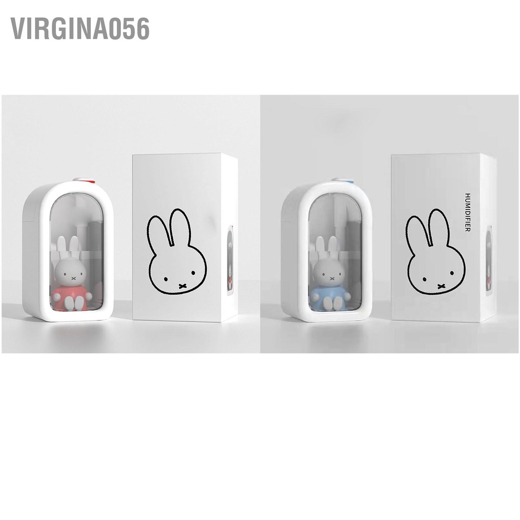 Virgina056 Máy tạo độ ẩm nhỏ Búp bê thỏ phun sương mát mẻ cho hộ gia đình em bé im lặng văn phòng ngủ