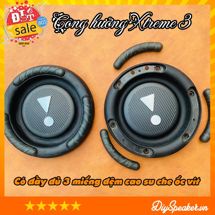 Màng cộng hưởng Bass Xtreme 3 4inch DIY, Siêu bass, siêu trầm từ DiySpeaker