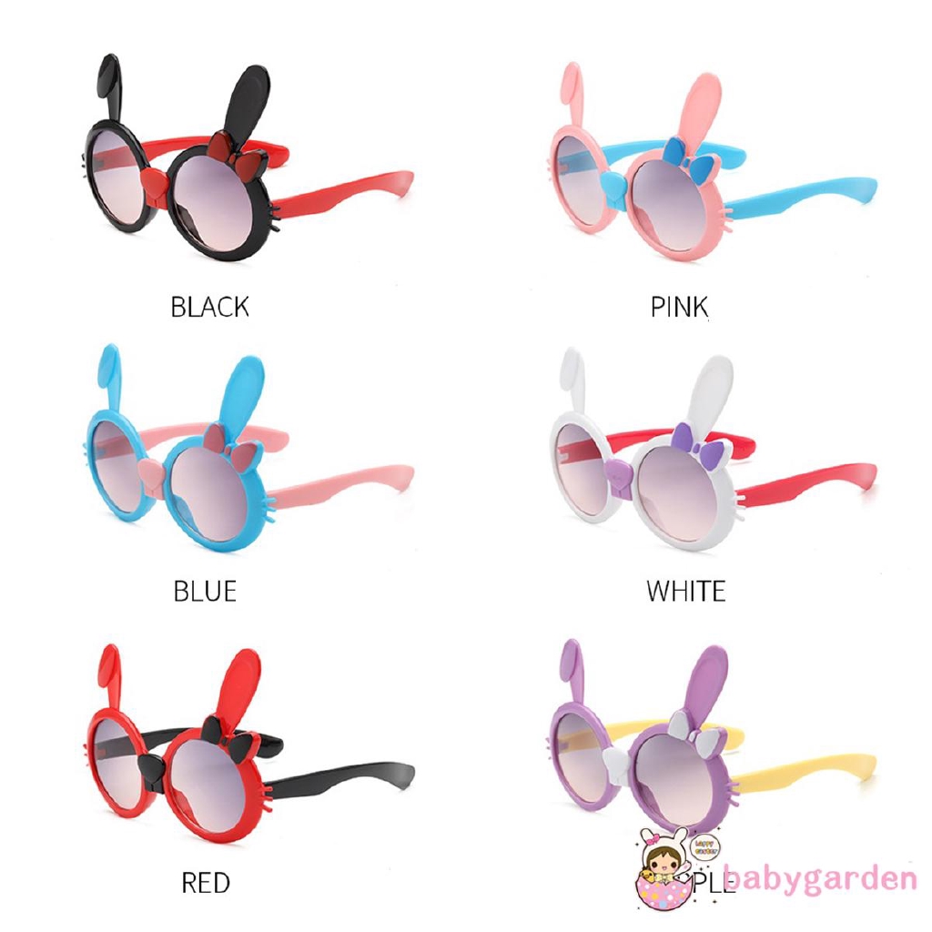 Kính mát chống tia UV hình tai thỏ đáng yêu dành cho bé