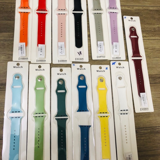 Dây silicon apple watch đủ màu