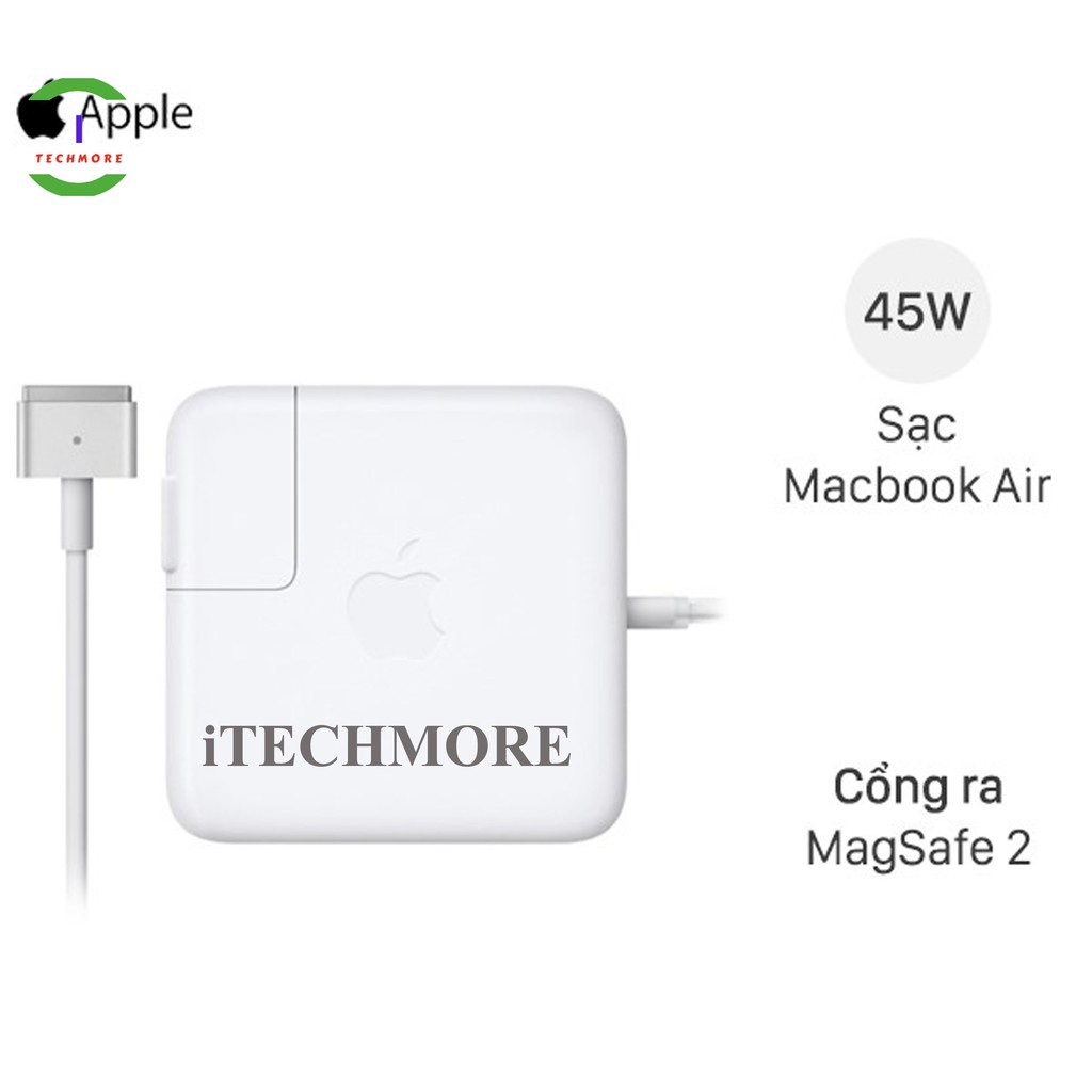 Sạc Macbook Magsafe 2 Công suất 45W (Early 2013/Mid 2017)  Bảo hành 12 Tháng đổi mới sản phẩm