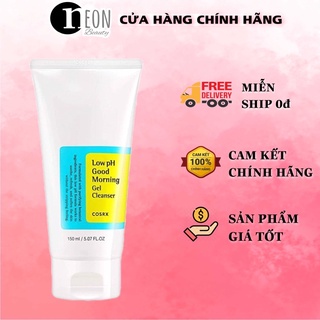 Gel Rửa Mặt Dịu Nhẹ, Sữa Rửa Mặt Cosrx sạch sâu, cân bằng pH Cosrx Low Ph Good Morning Gel Cleanser 150m