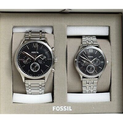 Đồng hồ đôi Fossil ❤️FREESHIP❤️ đồng hồ cặp Fossil BQ2469SET - nam/nữ - Thép không gỉ -U.S,A