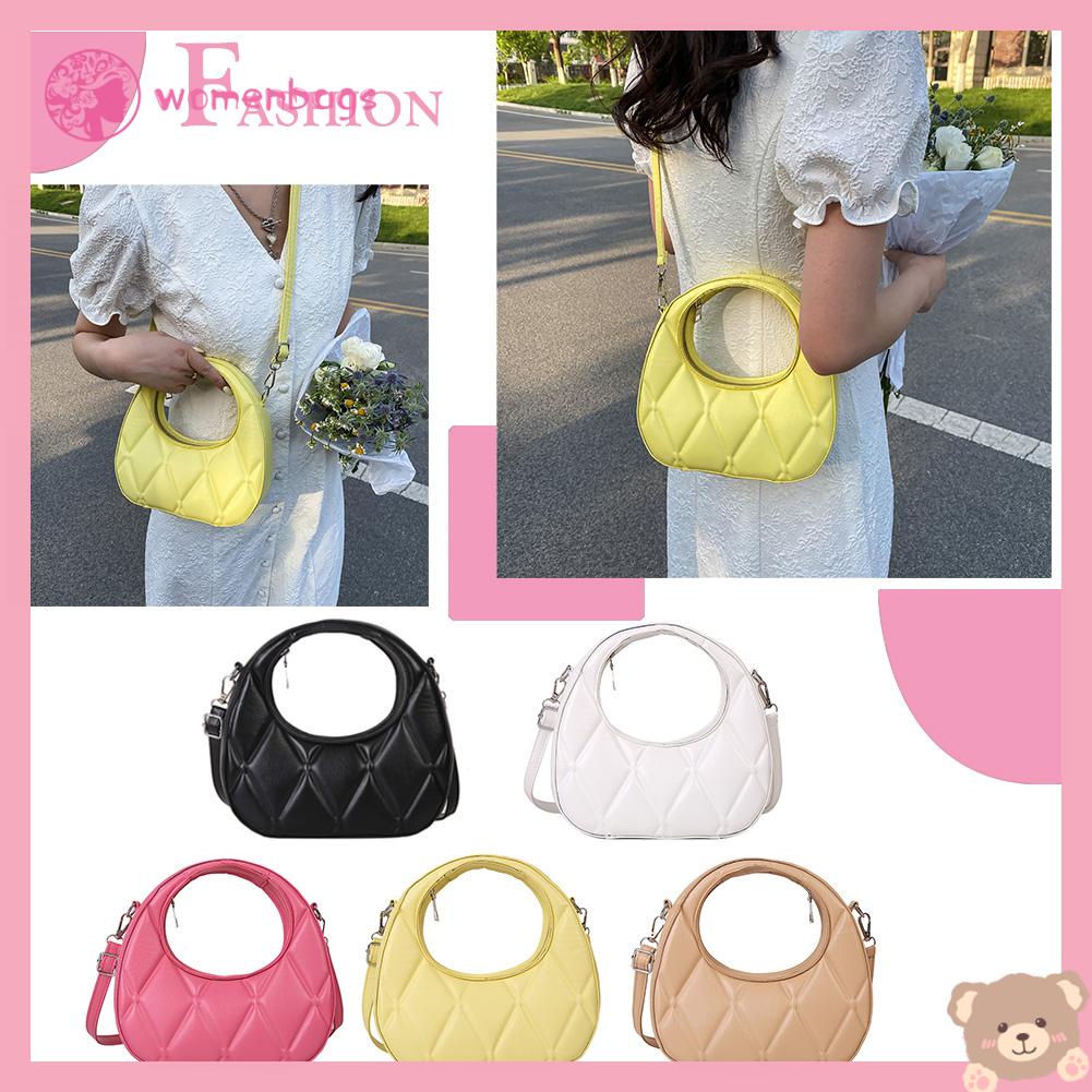 ✿ Wb ✿ Túi Xách Da PU Hình Tròn Thời Trang Cho Nữ✿