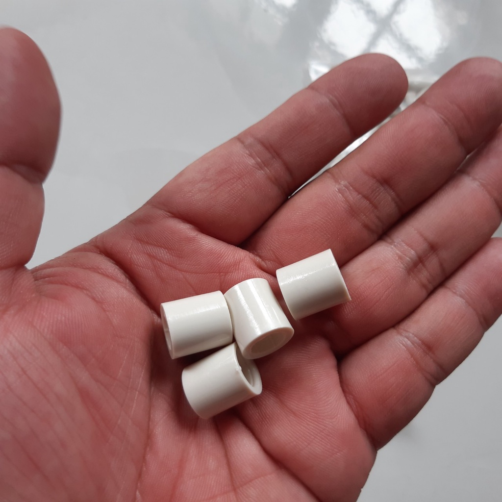 Phíp nhựa đầu cơ bida set 5 cái, phíp nhựa đen, trắng. 11mm , 12mm , 13mm