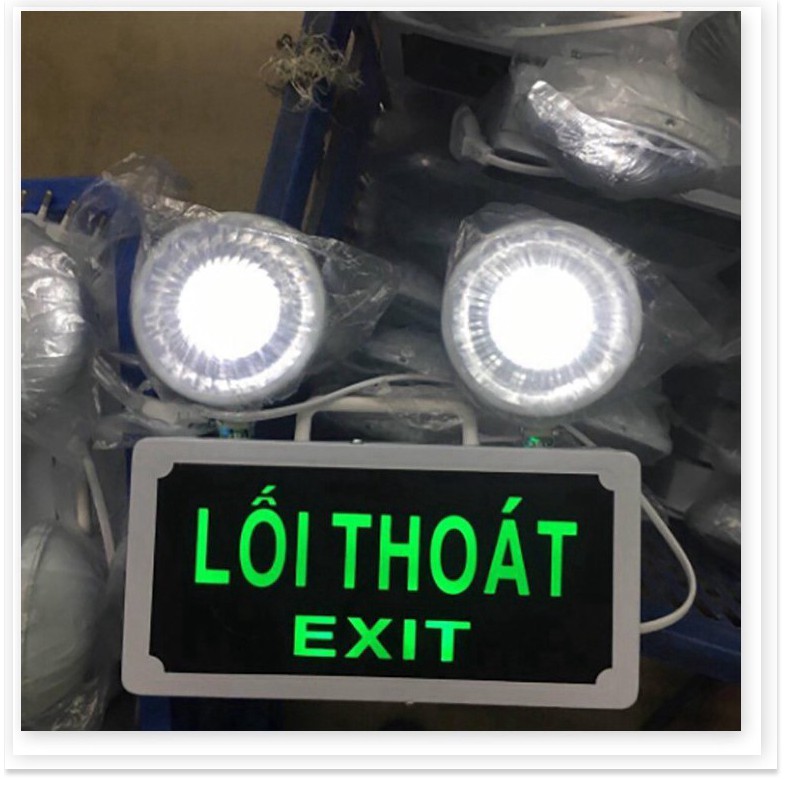 Đèn sự cố kết hợp báo thoát hiểm exit khẩn cấp chế độ led siêu sáng - GD0743
