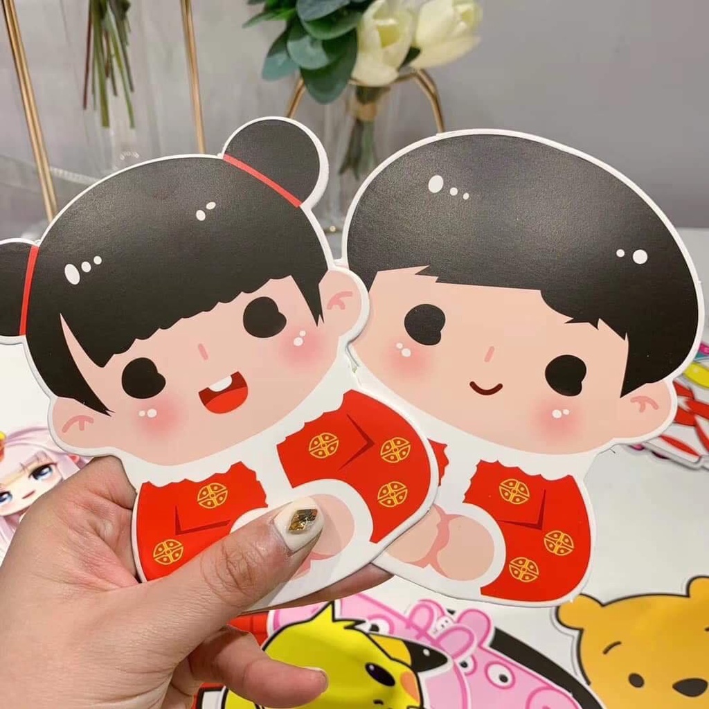 Bao lì xì Tết Nhâm Dần 2022 10 chiếc cực đáng yêu