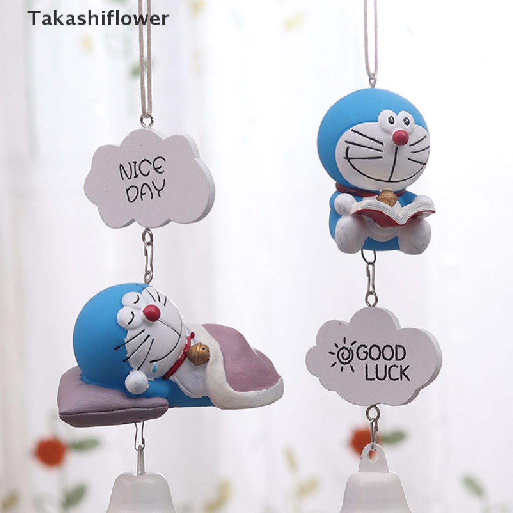 Chuông Gió Treo Sân Vườn Hình Doraemon Đáng Yêu