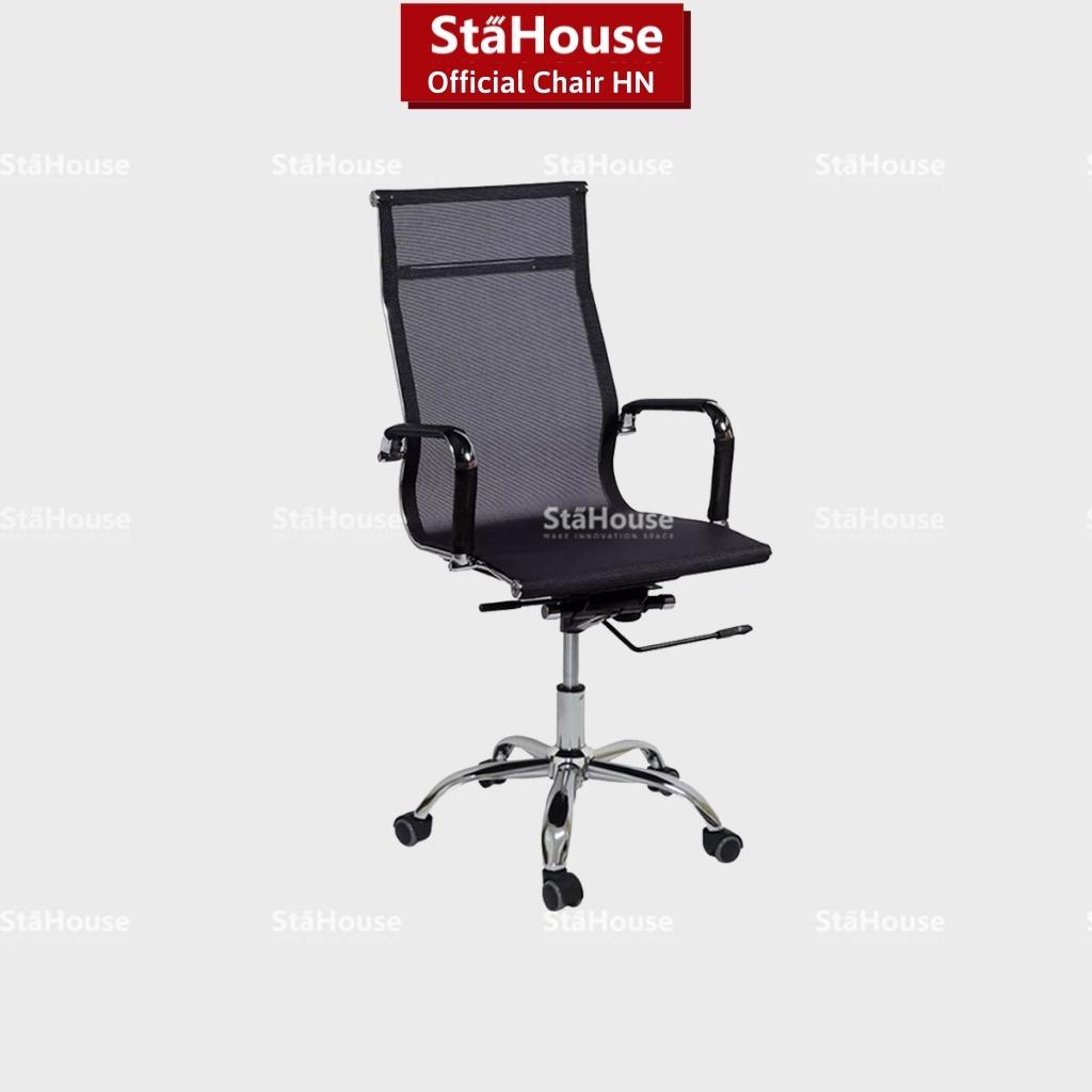 Ghế Văn Phòng Lưng Lưới Chân Xoay GX205-206, Ghế Làm Việc Stahouse Official Chair HN