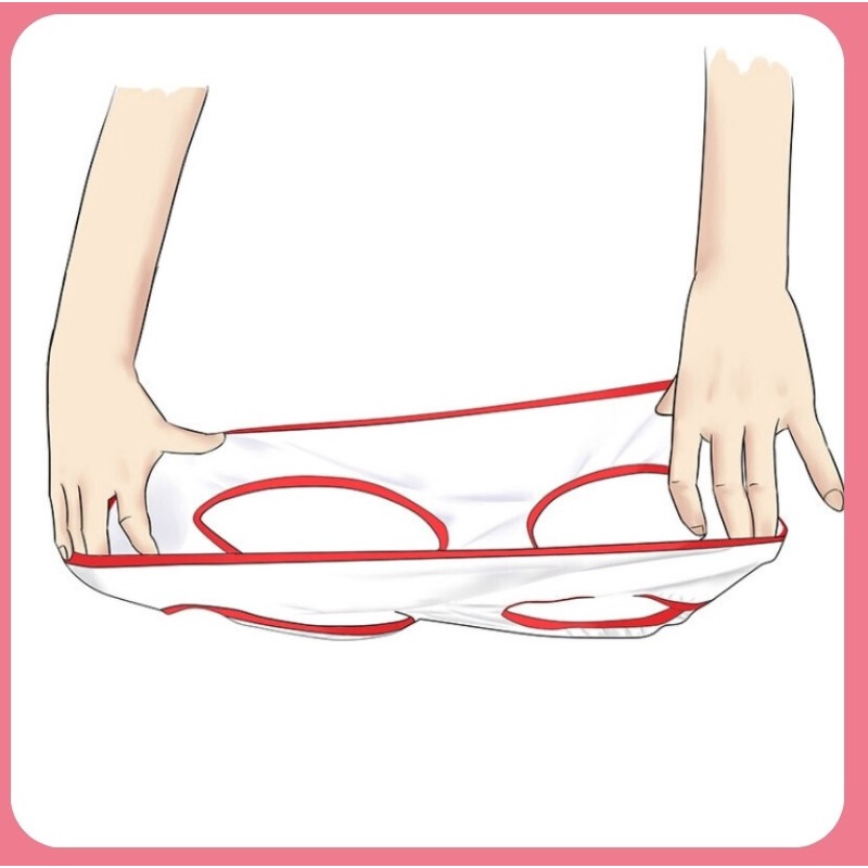 Quần Đôi Nam Nữ Sexy Trắng Phối Đỏ | BigBuy360 - bigbuy360.vn