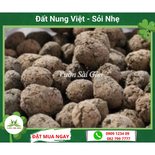Đất nung Việt – sỏi nhẹ phủ bề mặt chậu, làm giá thể trồng cây gói 1.5kg