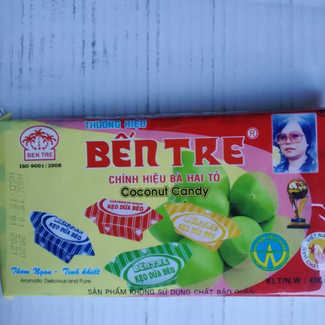 Kẹo Dừa Bà Hai Tỏ Bến Tre