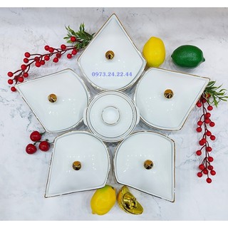 SET BÁT ĐĨA MEN SỨ TÔ CHÉN ĂN CƠM HOA VĂN ĐẸP