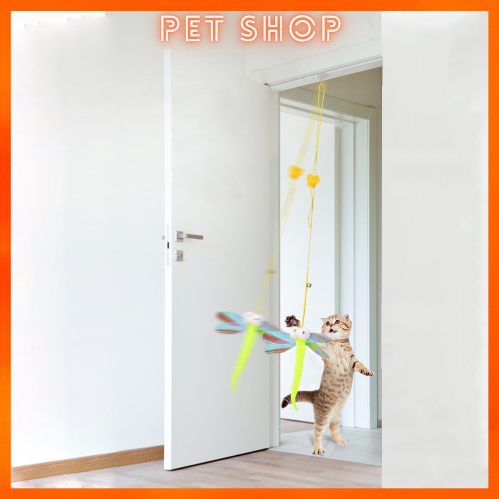 Đồ Chơi Tương Tác Trong Nhà Với Thú Cưng Bằng Lông Vũ Nhiều Màu Sắc Giúp Giảm Căng Thẳng, Tăng Cường Vận Động