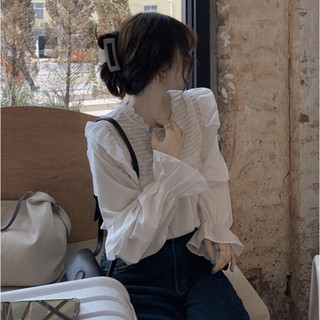 ÁO SƠ MI BÈO TAY LOE HÀN QUỐC ULZZANG