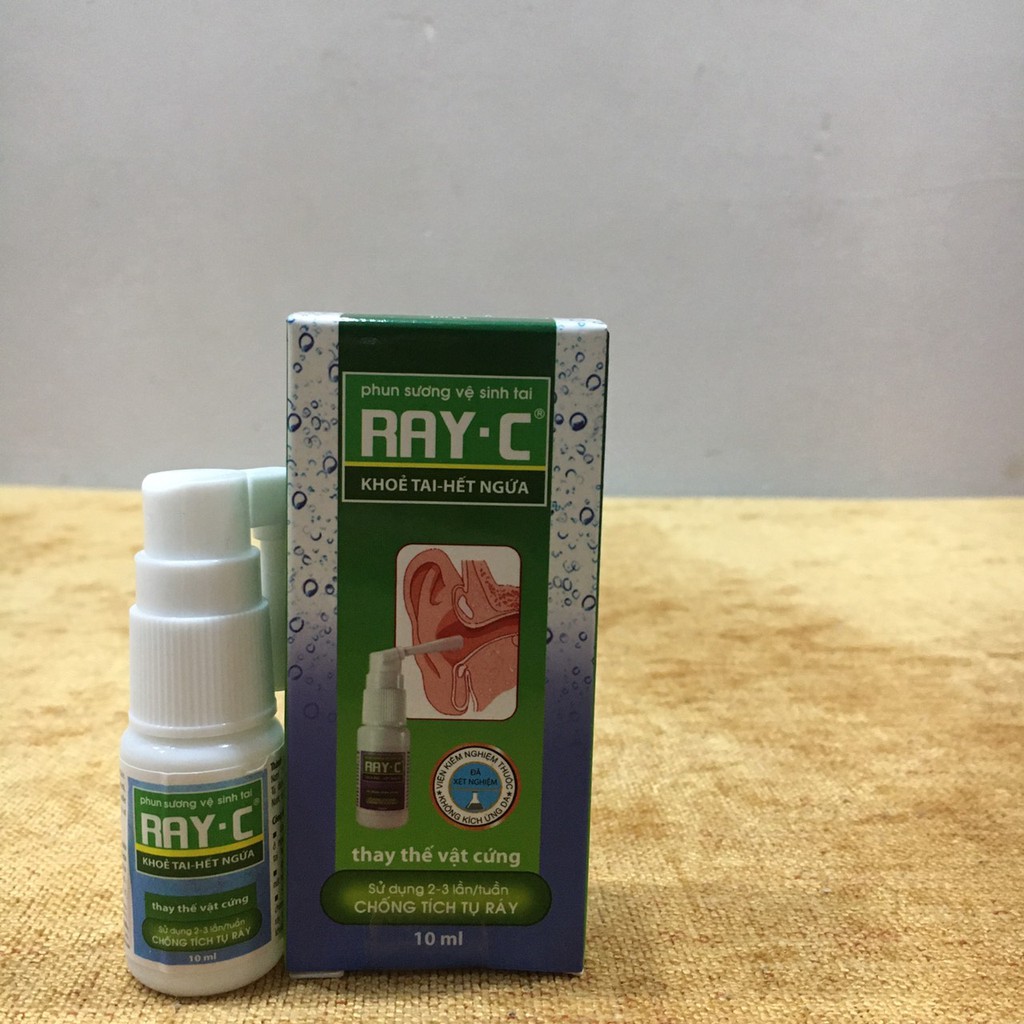 RAY-C xịt làm sạch ráy tai 10ml - [ Quầy Thuốc Bảo Lâm ]