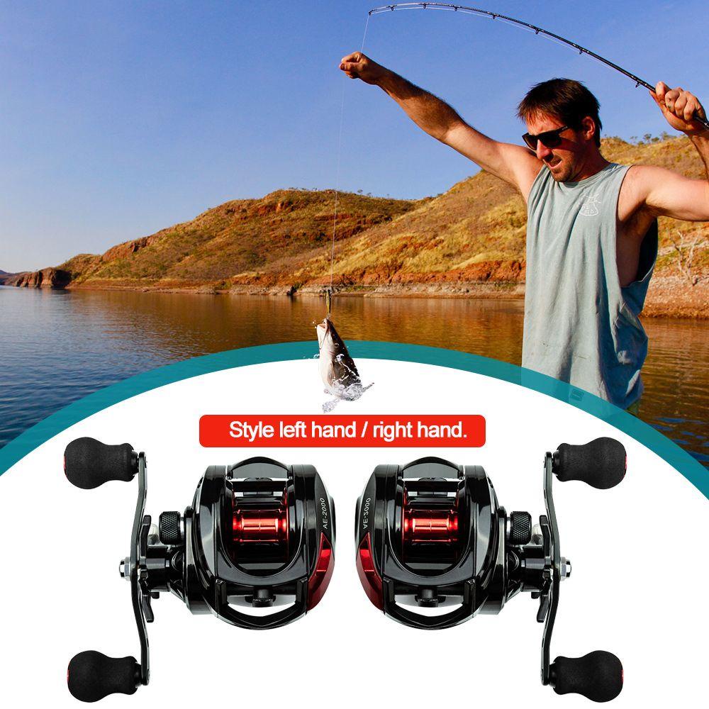 Guồng Quay Cần Câu Cá Bằng Kim Loại Chống Thấm Nước 7.2: 1 AE-2000