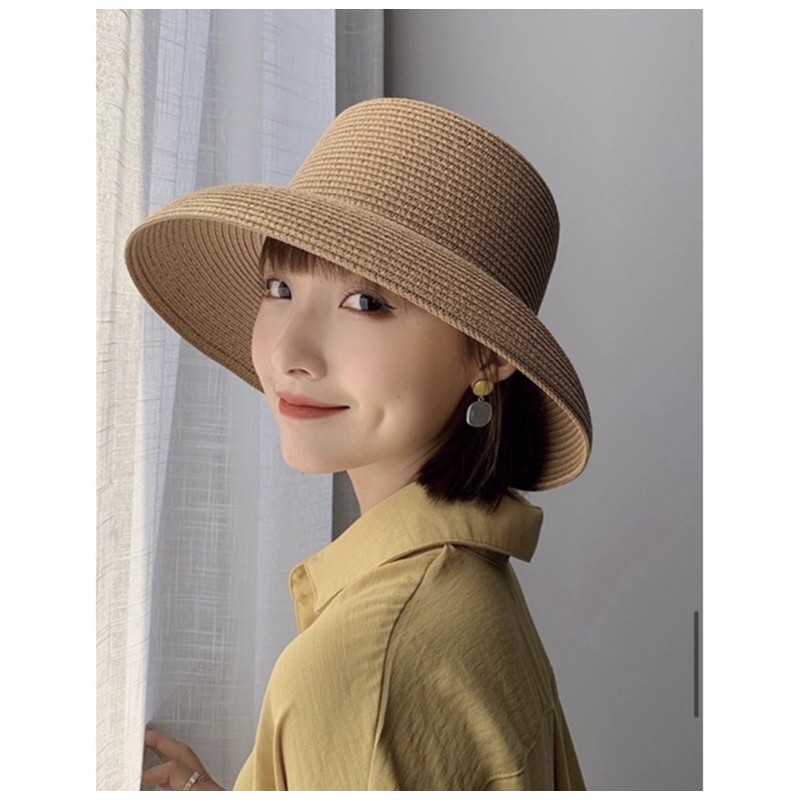 Nón cói lồng đèn thời trang