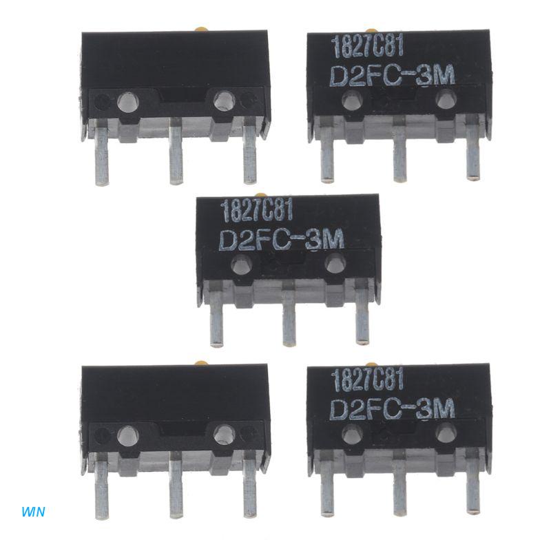 Set 5 công tắc chuột OMRON D2FC-3M 0.74N 7N 10m 20m OF