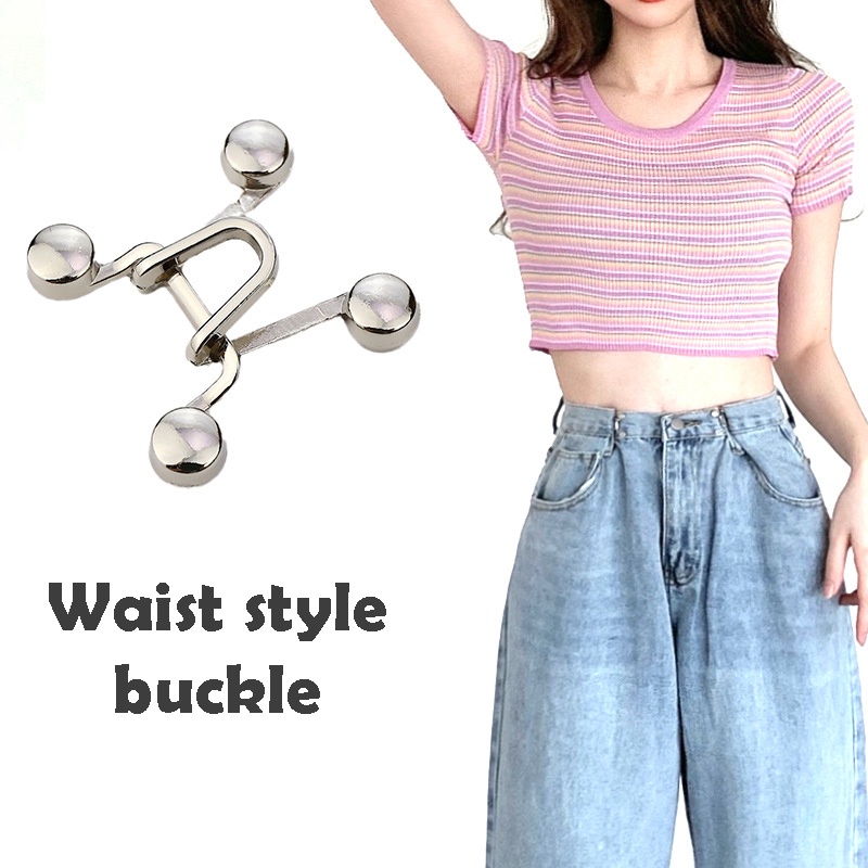Nút gài điều chỉnh lưng quần cho nữ thiết kế hình hoa cúc dễ thương