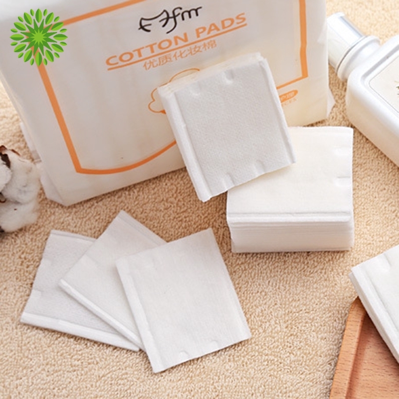 [Hàng mới về] Bộ 222 miếng đệm cotton 2 mặt dùng trang điểm thoải mái cho da
