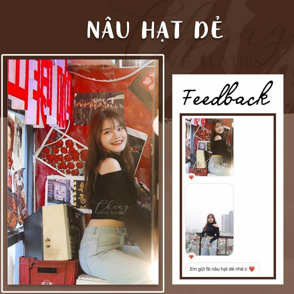 Thuốc nhuộm tóc NÂU HẠT DẺ tặng oxi trợ nhuộm không tẩy | Chenglovehair, Chenglovehairs