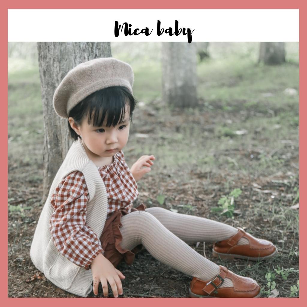Quần tất trơn phong cách hàn quốc đáng yêu cho bé Mica Baby T09