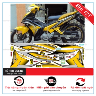 TEM RỜI EX 2011 ZIN RC VÀNG ĐEN - TRUNG DECAL