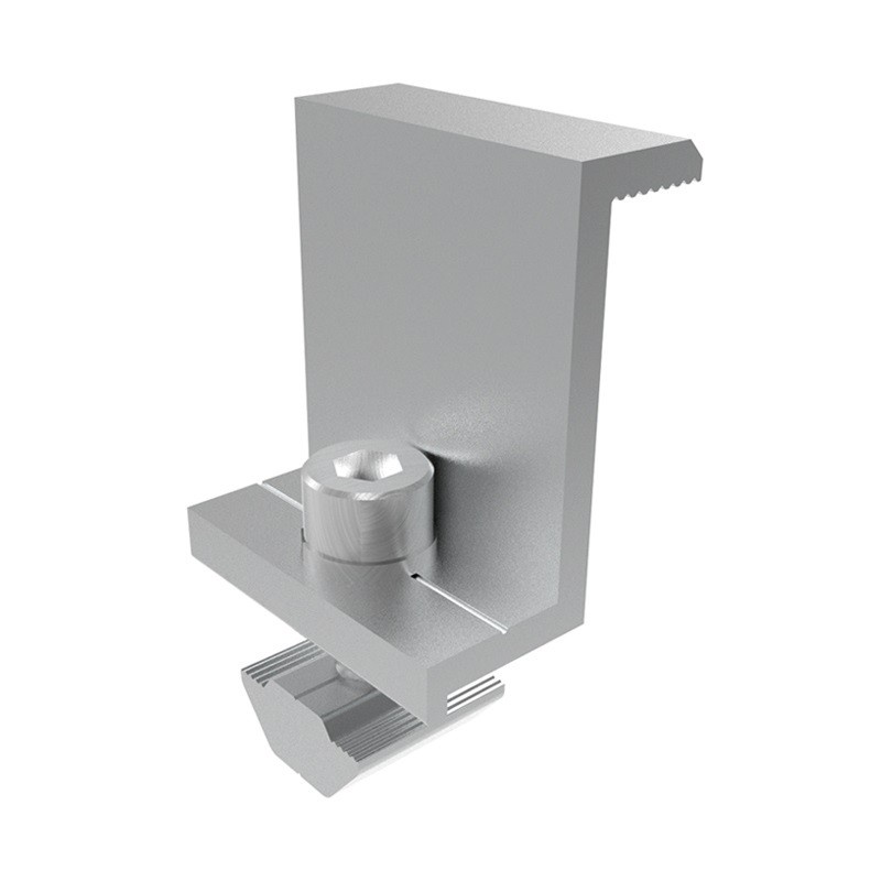 Bộ pat Z kẹp cuối tấm pin mặt trời 40mm-solar  35-40mm