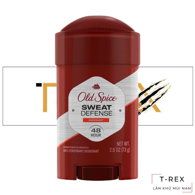 [Chuẩn AUTH] Lăn Khử Mùi Old Spice Sweat Defense Knockout Soft Solid (Sáp Mềm )