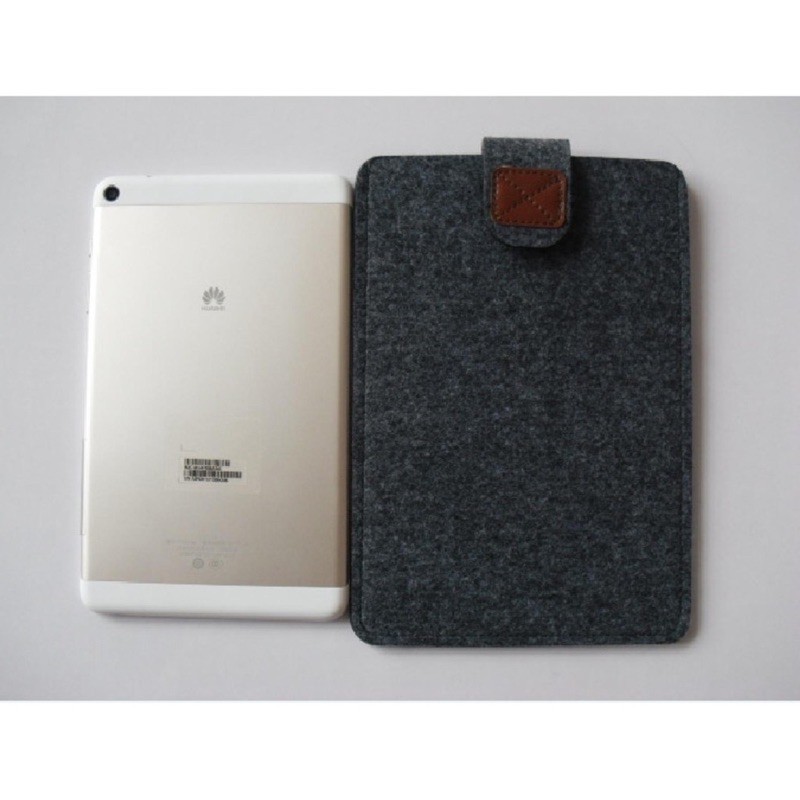 Túi nỉ đựng iPad, máy tính bảng size 8 inch có gài miệng
