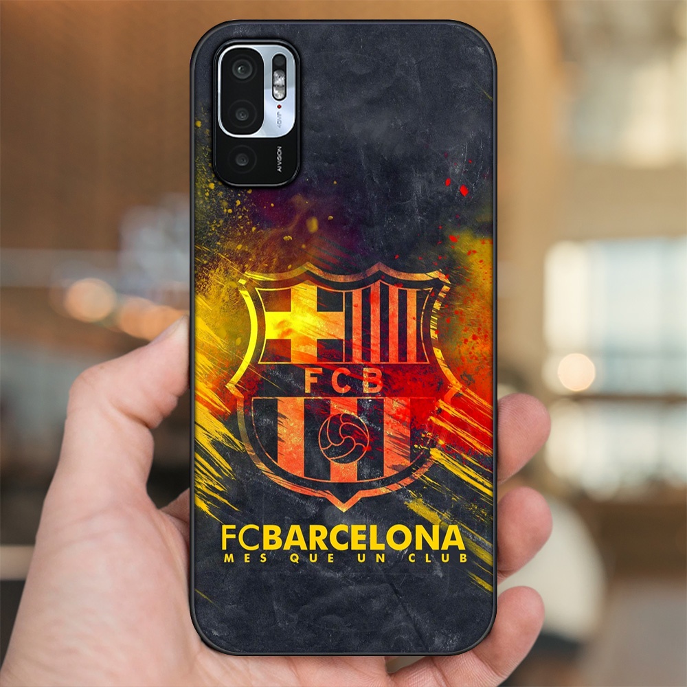 Ốp lưng Xiaomi Redmi Note 10 5G viền đen in hình Barcelona Barca