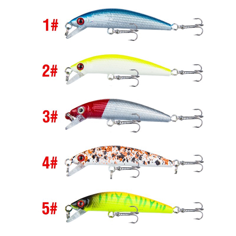 1 Mồi Câu Cá Giả Bằng Nhựa 6cm / 3.8g