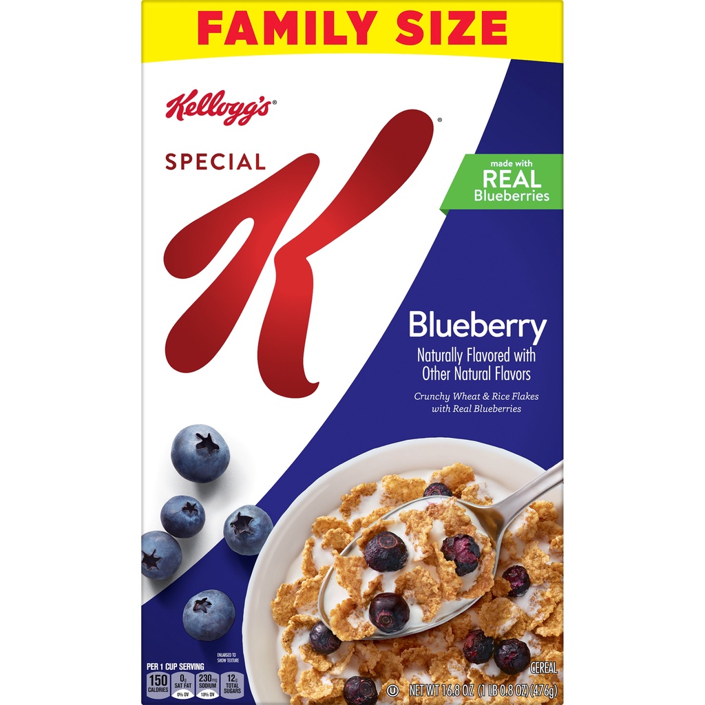 Ngũ cốc  Kellogg's Special K Blueberry 476 gr