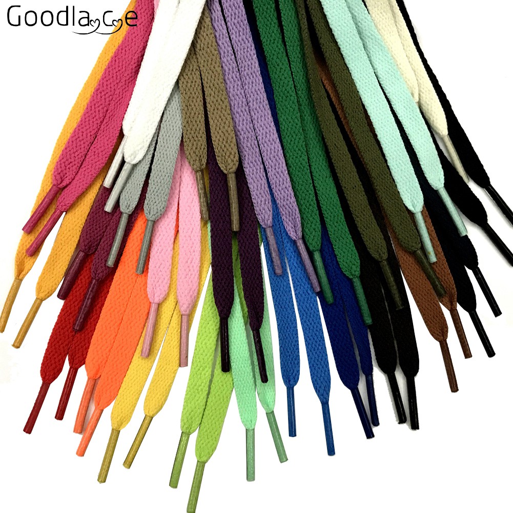 Dây Giày Thể Thao Dài 120-140CM Chất Liệu Polyester Rộng 8mm Nhiều Màu Sắc