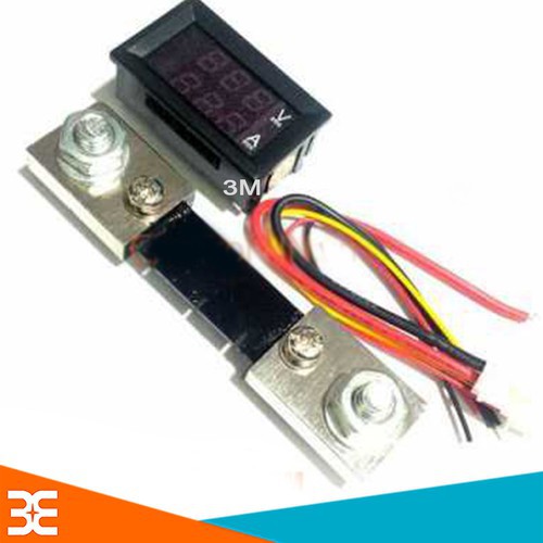 Module Đo Dòng Đo Áp 0-100V/50A Có Trở Shunt Đi Kèm
