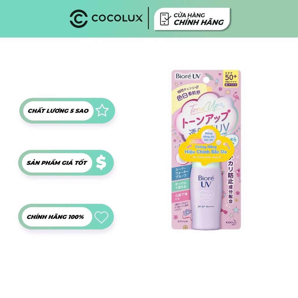 Sữa Chống Nắng Bioré Hiệu Chỉnh Sắc Da 30ml Cocolux