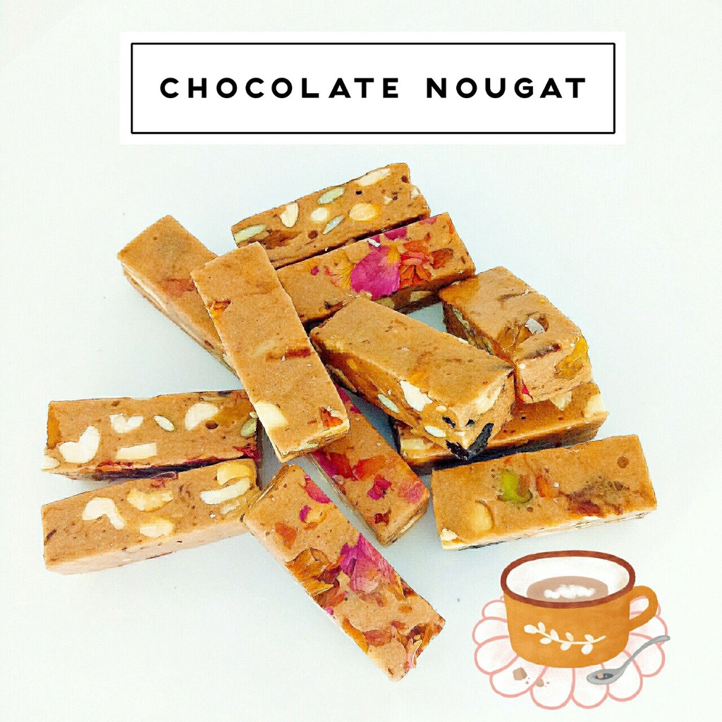 Set Làm Kẹo Nougat Vị Socola 800g 60 đến 70 cái
