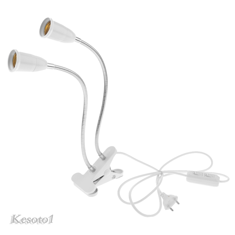 Giá Đỡ Đèn LED Trồng Cây Hai Đầu Cắm EU Linh Hoạt E27