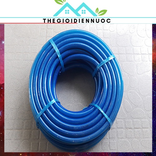 COMBO giá rẻ 1 cuộn 40m ống nước nhựa dẻo lưới xanh phi 16, dây nhựa dẻo, dây rửa xe, rửa sân