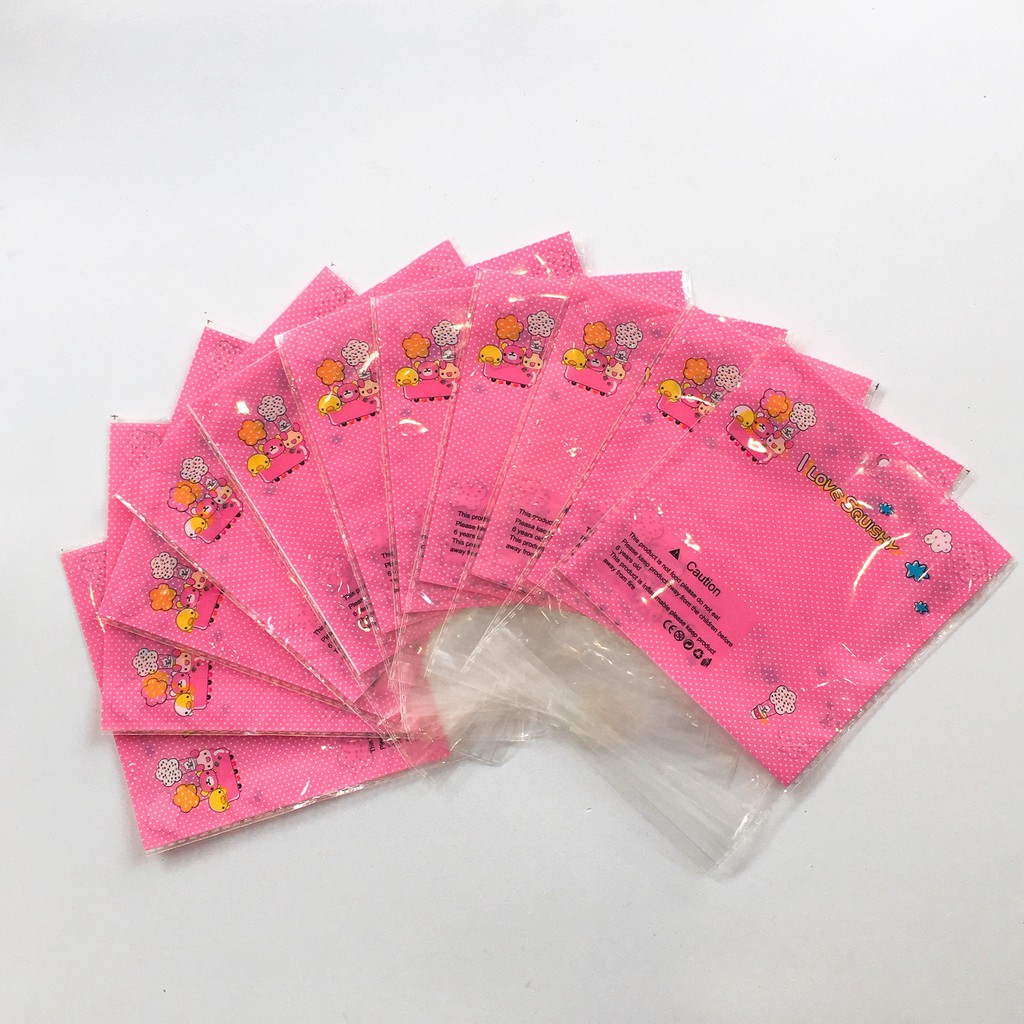 BAO BÌ ĐỰNG SQUISHY KICH CỠ 14X14CM