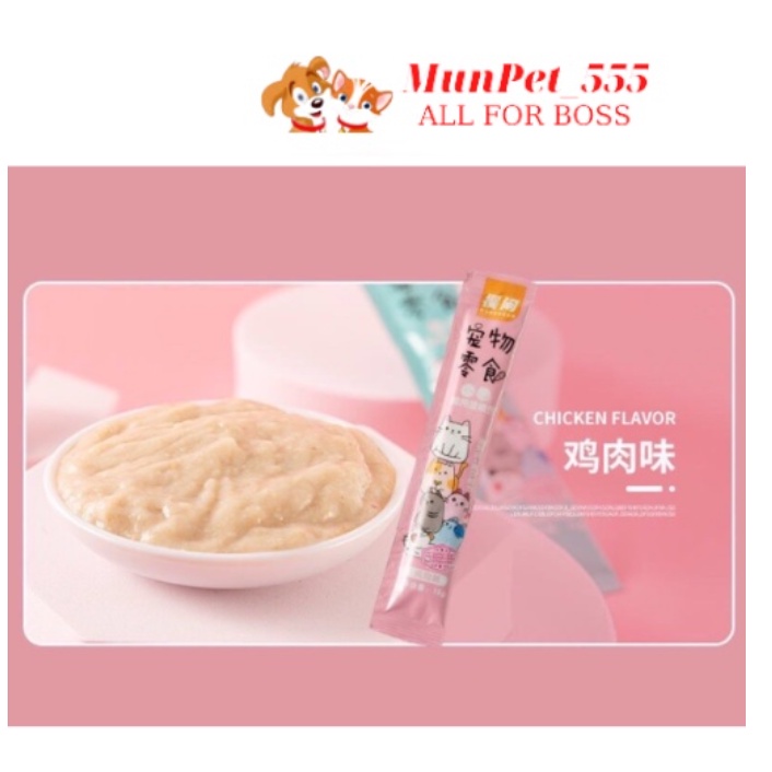 COMBO Súp thưởng cho mèo thú cưng Shizuka và Catfood thanh 15gr - vnshoppet