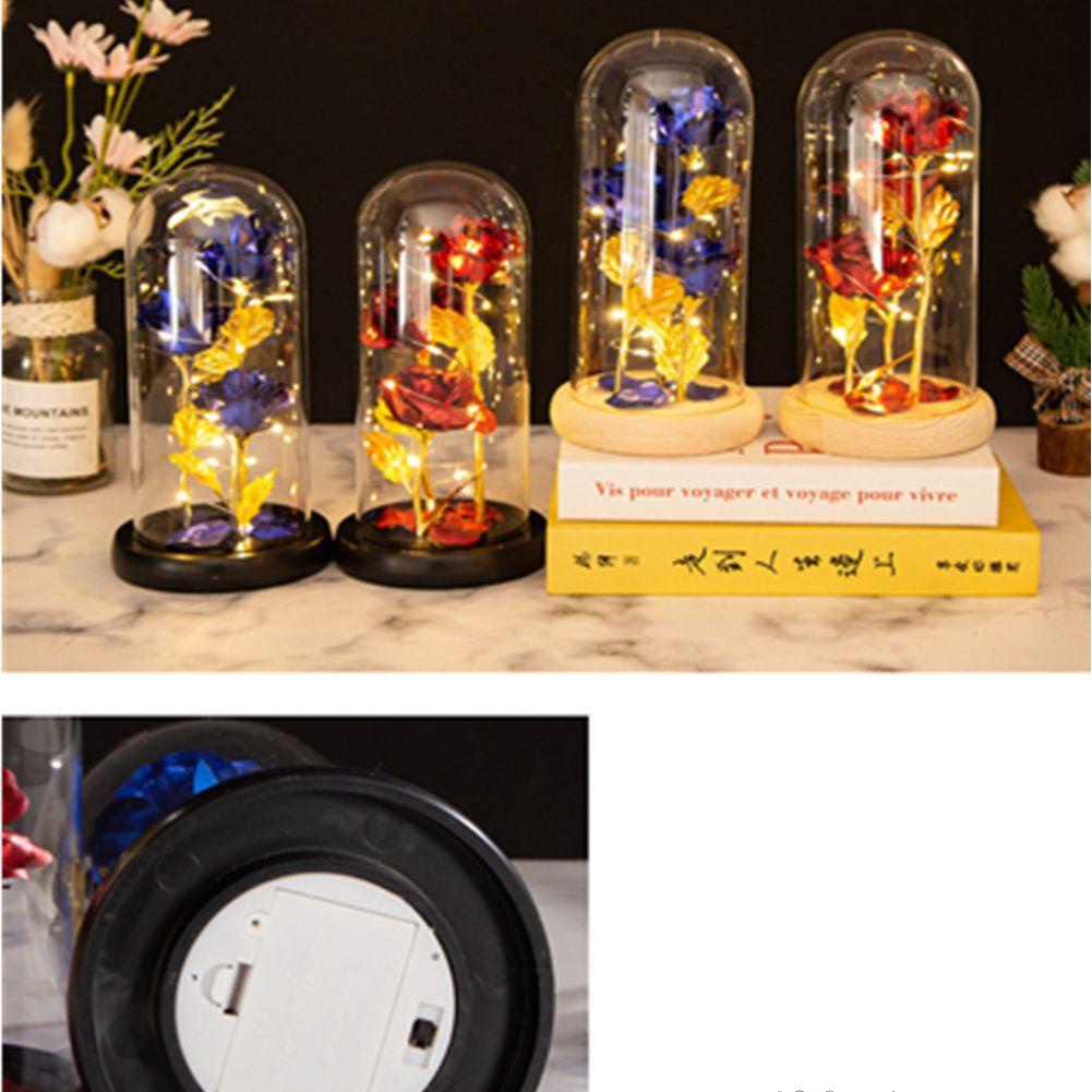 KUNHEV Đèn Lồng LED Hình Hoa Hồng Lãng Mạn Mới