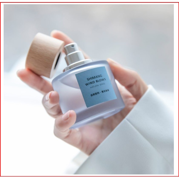 [Hàng mới về] Nước hoa shimang loại nhỏ vỏ mờ nắp gỗ cực sang trọng 50ml