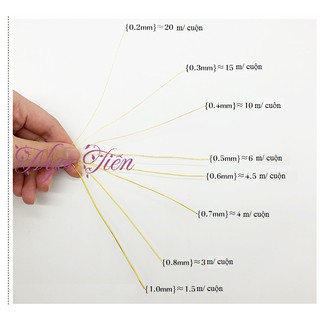 Dây đồng đủ size (phụ kiện handmade)